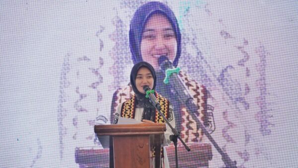 agub Lampung Jihan Nurlela membuka program Lampung Berhaji dari Bank Syariah Indonesia