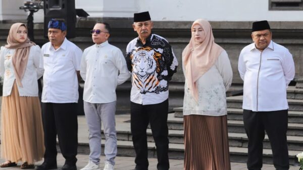 Silaturahmi Gubernur Jawa Barat di Gedung Sate Bandung.