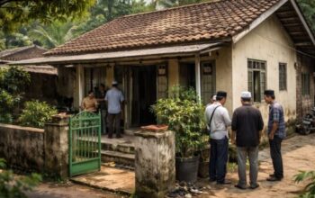Rumah warga bernama Mansur di Desa Sukajadi Sukabumi yang status kewarganegaraannya dipertanyakan