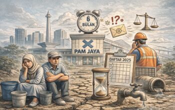 6 Bulan Menunggu Tanpa Kepastian, Warga Cengkareng Keluhkan Layanan PAM Jaya