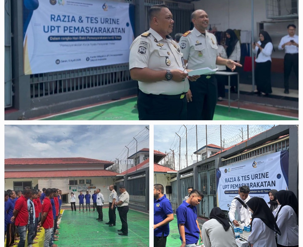 65 WBP di Rutan Sabang Nihil Narkoba