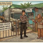 Akses Usaha Warga Palembang Diblokir Oknum Polisi