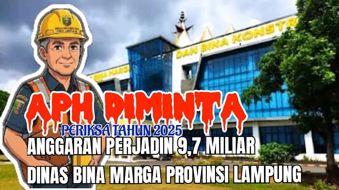 Anggaran Perjalanan Dinas Rp9,7 Miliar di Dinas BMBK Lampung Disorot