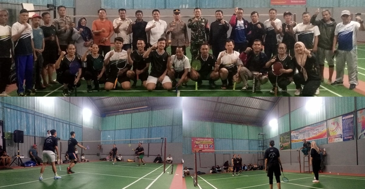 Dispora Medan dan Camat Marelan Resmi Buka Turnamen Bulutangkis