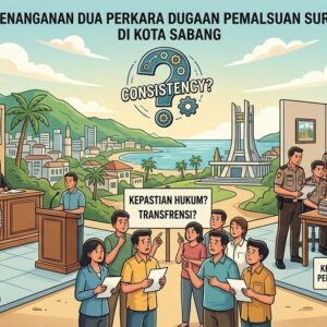 Dua Kasus Pemalsuan Surat di Sabang, Perbedaan Penanganan Mengundang Uji Konsistensi Hukum