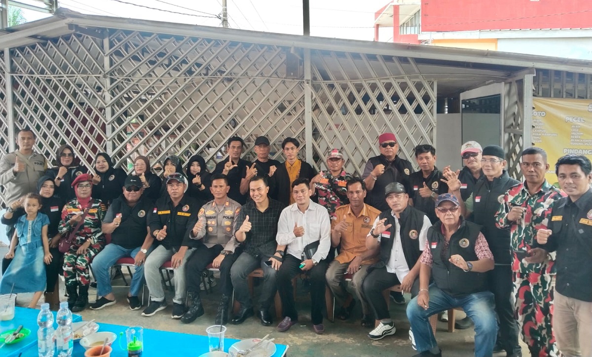 Forum Cakar Sriwijaya PAC Tangga Buntung Silaturahmi dengan Kapolsek Gandus