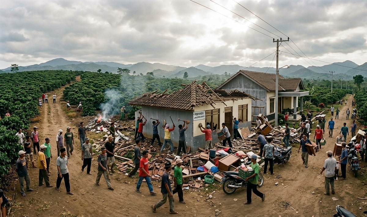 Aksi Massa di Bondowoso