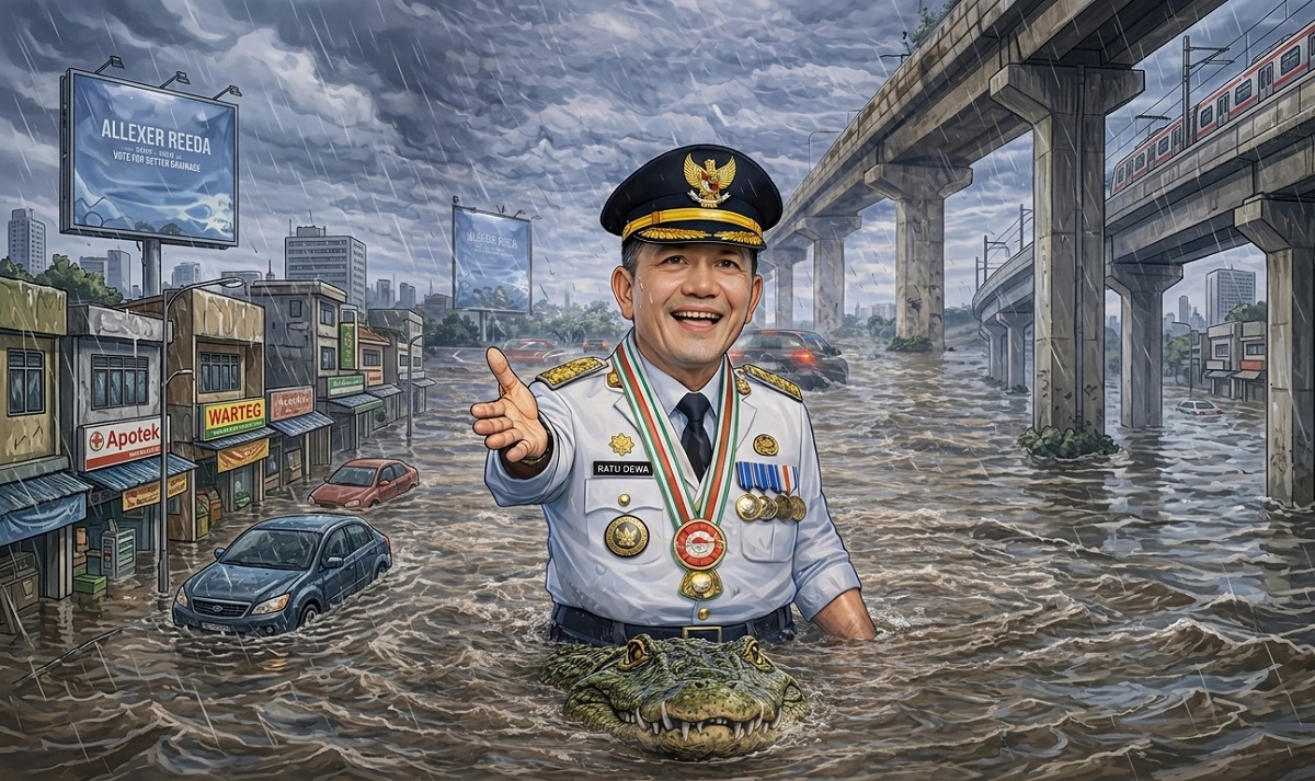 Banjir Parah Usai Hujan Deras Lumpuhkan Palembang