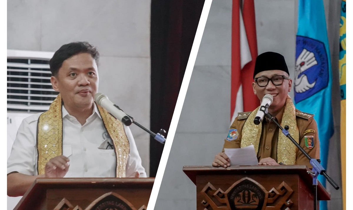 Gubernur Lampung Ajak Mahasiswa Unila Kolaborasi Wujudkan Indonesia Emas 2045