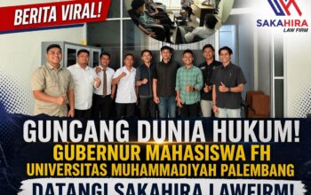 Gubernur Mahasiswa FH UMP Kunjungi Sakahira Lawfirm