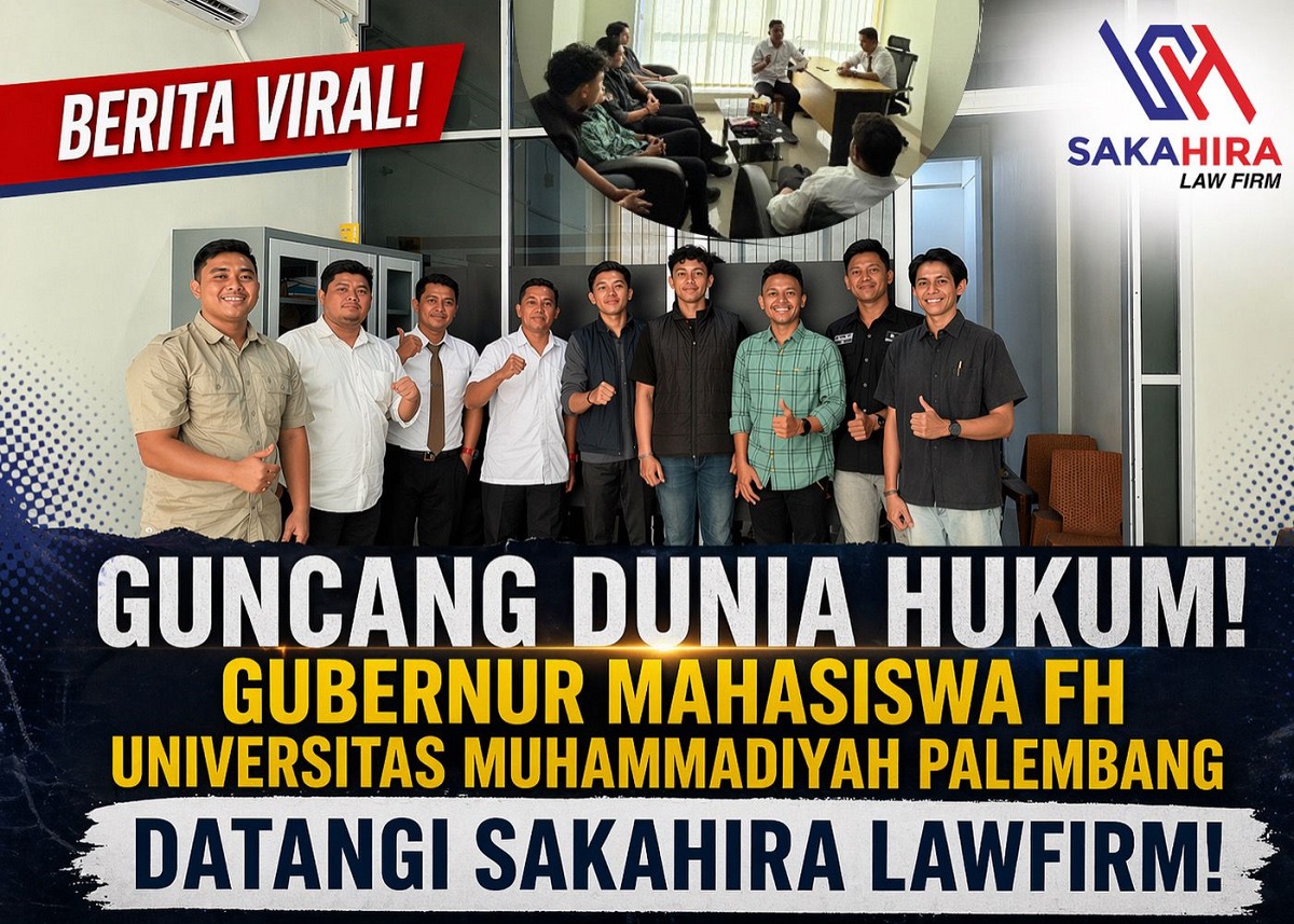 Gubernur Mahasiswa FH UMP Kunjungi Sakahira Lawfirm