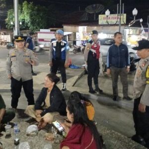 Intensifkan Patroli Blue Light, Polres Tapteng Sasar Titik Rawan 3C dan Balap Liar