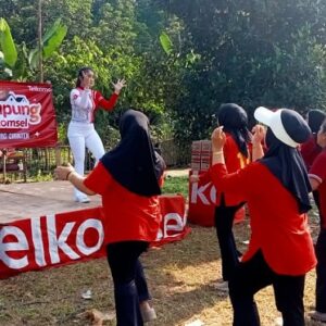 Kampung Telkomsel Hadir di Lebak, Dorong Gaya Hidup Sehat dan Kebersamaan Warga