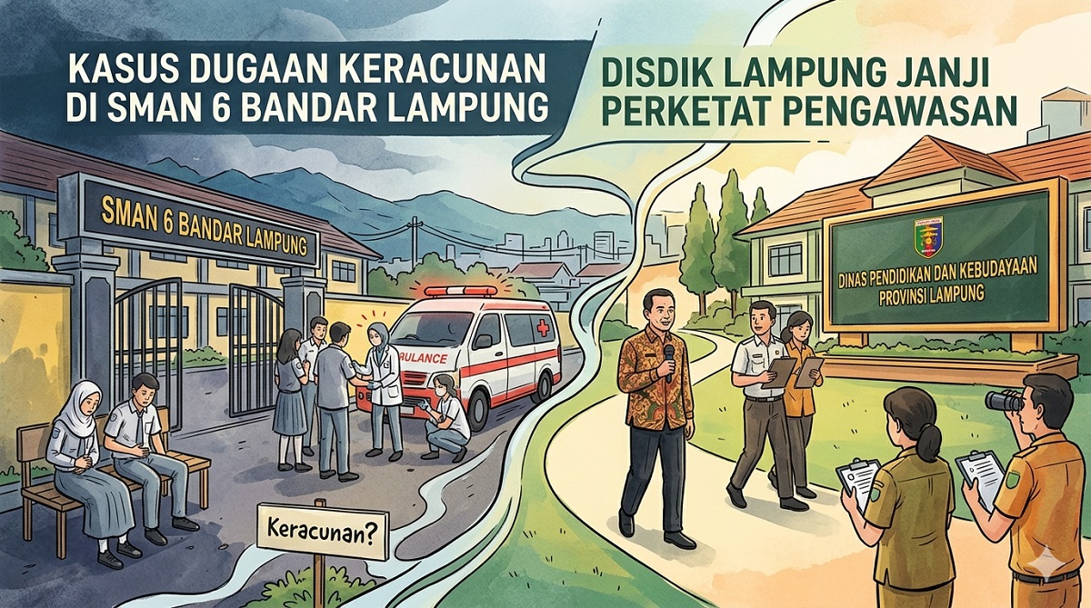 Kasus Dugaan Keracunan di SMAN 6 Bandar Lampung