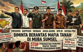 Kasus Mafia Tanah Perkebunan di Muba Mandek