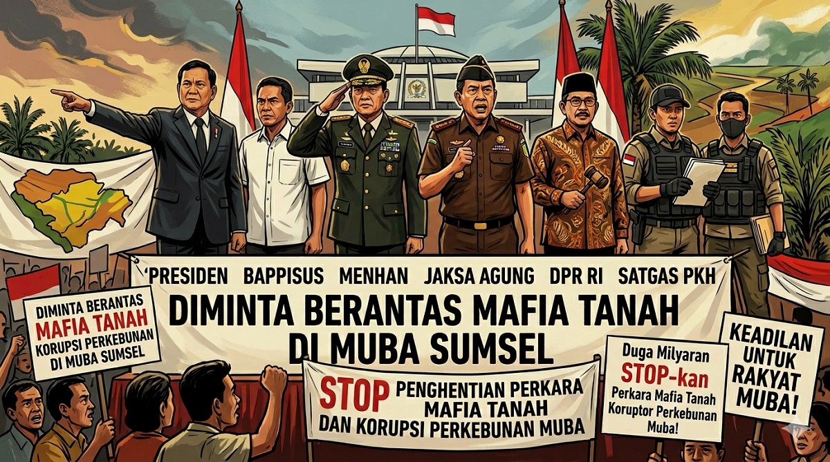 Kasus Mafia Tanah Perkebunan di Muba Mandek