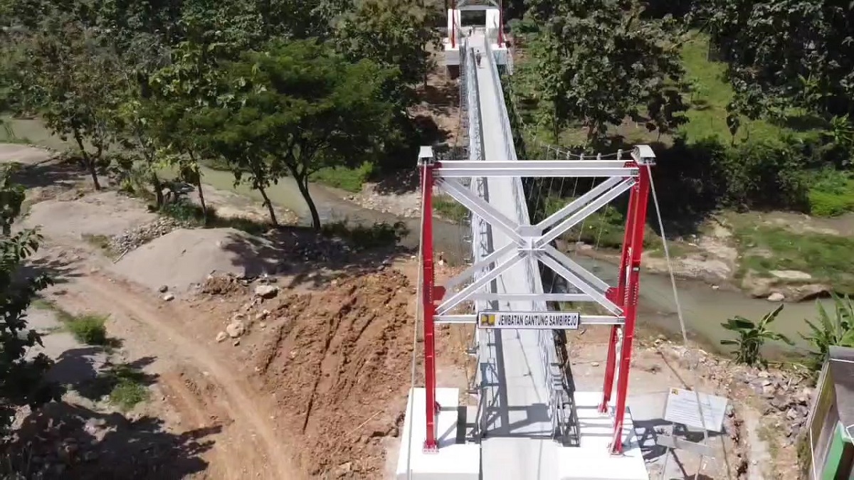 Kementerian PU Bangun 105 Jembatan Gantung di 25 Provinsi pada 2026