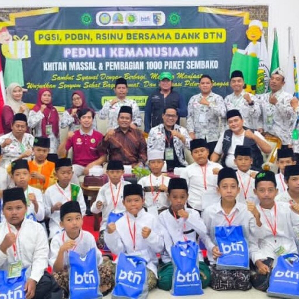Khitan Massal Gratis di Demak Tahap II Digelar, PDBN Gandeng RSINU dan Bank BTN Bantu Ratusan Anak