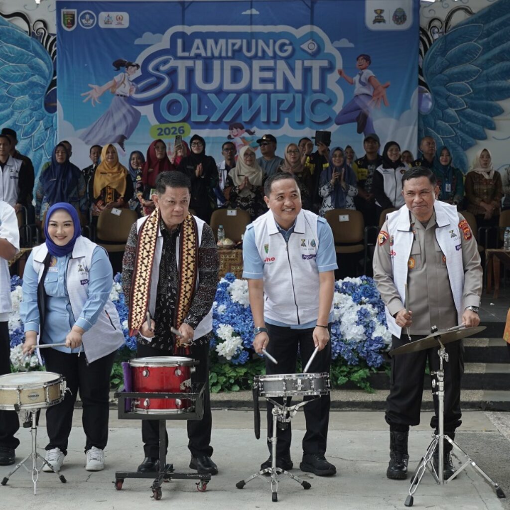 LSO 2026 Resmi Dibuka di Lampung, Ribuan Pelajar Tampil dari Drumband hingga E-Sport
