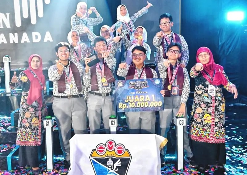 Menang Telak di Final, SMAN 8 Jakarta Rebut Juara LCC Empat Pilar MPR RI 2026 Tingkat DKI