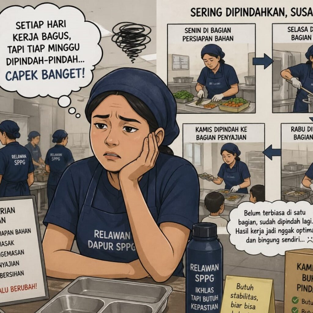 Mengeluh Sering Dipindah Tugas, Relawan Dapur SPPG Lebak Minta Kepastian Penempatan