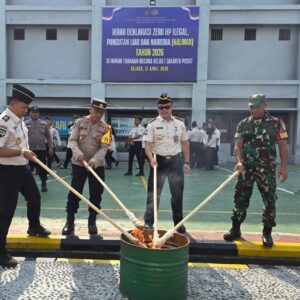 Musnahkan Ratusan HP Sitaan, Rutan Salemba Tegaskan Komitmen Zero Halinar Bebas Narkoba dan Pungli