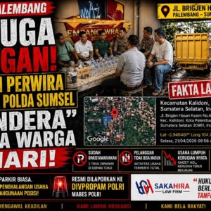 Oknum Perwira Paminal Polda Sumsel Dilaporkan ke Propam, Diduga Halangi Akses Usaha Warga di Palembang