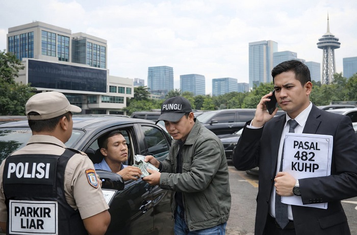 Parkir Liar Dekat Kantor Wali Kota Jakbar Disorot