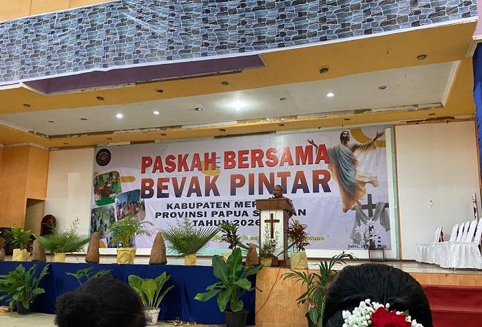 Paskah Bersama Bevak Pintar Pererat Kebersamaan di Merauke