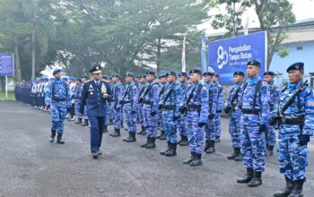 HUT ke-80 TNI AU, Personel Lanud Husein Sastranegara Ikuti Upacara, Kasau Tekankan Profesionalisme dan Kekuatan Udara
