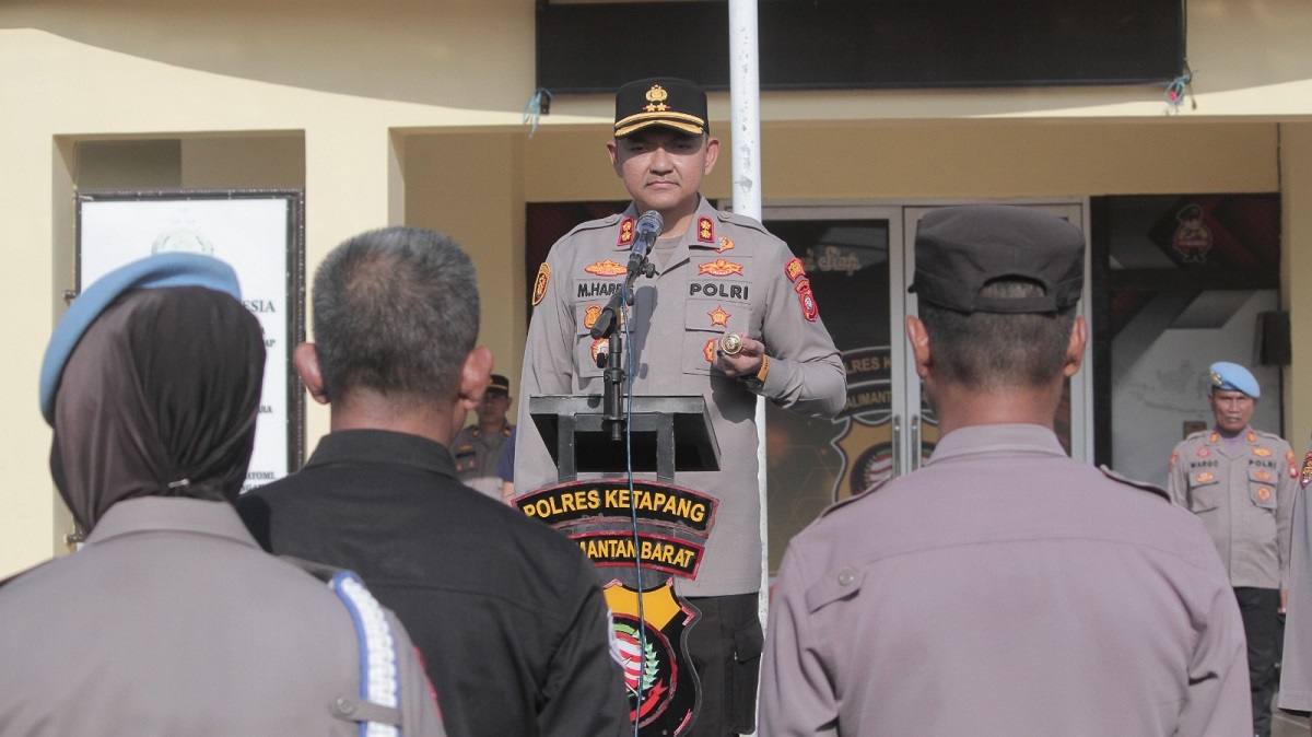 Pimpin Apel Pagi, Kapolres Ketapang Ingatkan Waskat