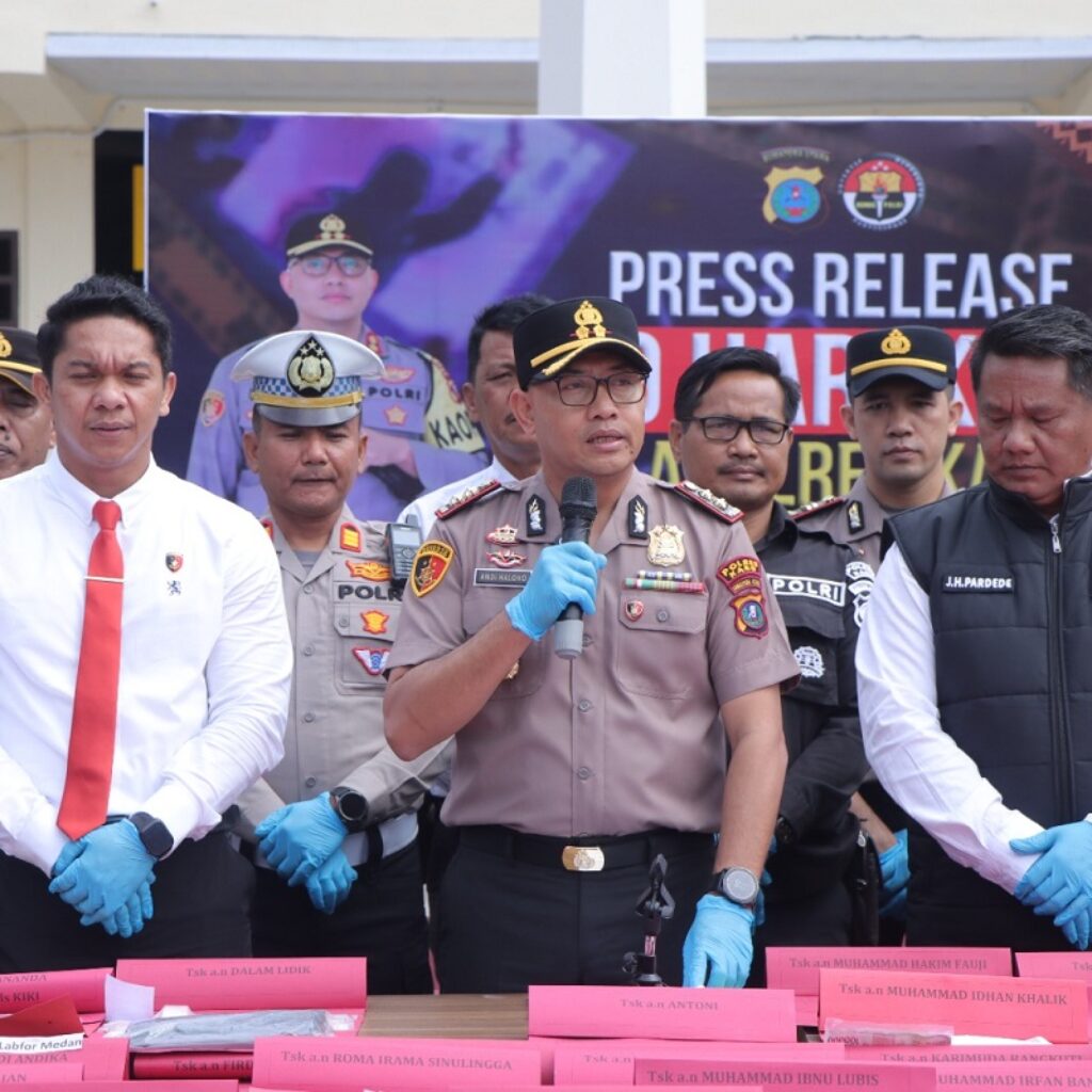 100 Hari Kerja 2026, Polres Karo Ungkap Puluhan Kasus dan 61 Tersangka Narkoba