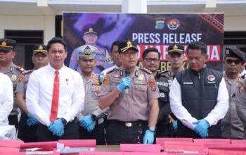 Polres Karo Ungkap Puluhan Kasus dan 61 Tersangka Narkoba