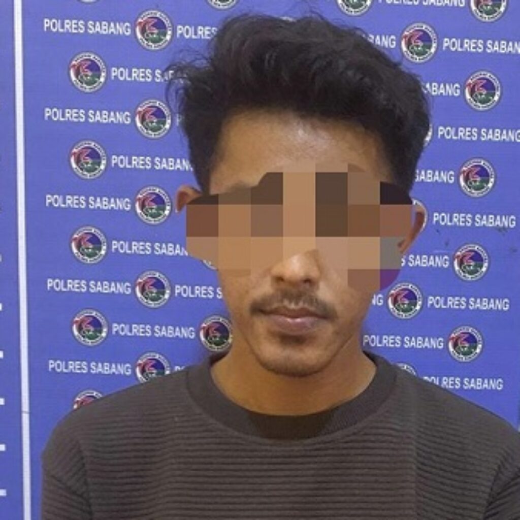Polres Sabang Tangkap Warga di Sukajaya, Satu Paket Ganja Diamankan dari Saku Celana