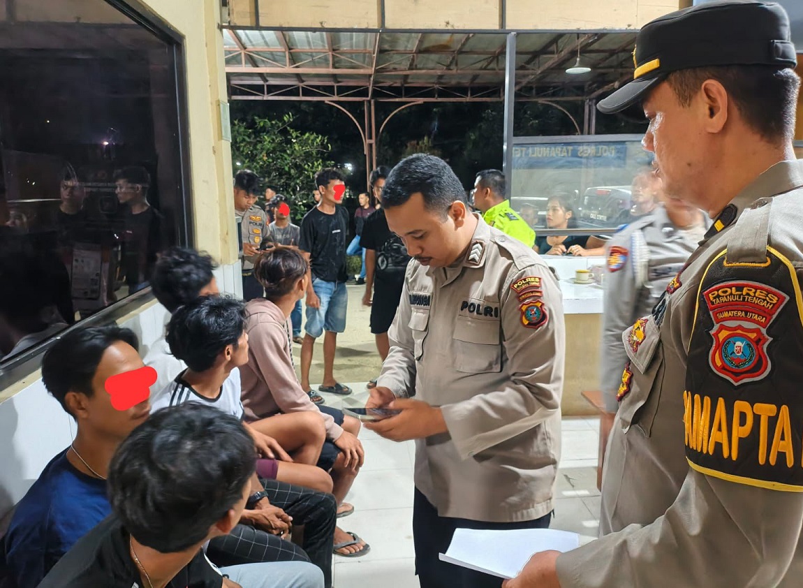 Polres Tapteng Gagalkan Tawuran Remaja di Rusunawa Pandan