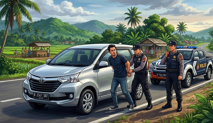 Polsek Siantar Martoba Amankan Terduga Pelaku Penggelapan Mobil Avanza