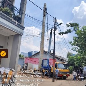 Proyek Telekomunikasi Roboh, Izin dan Keselamatan Dipertanyakan