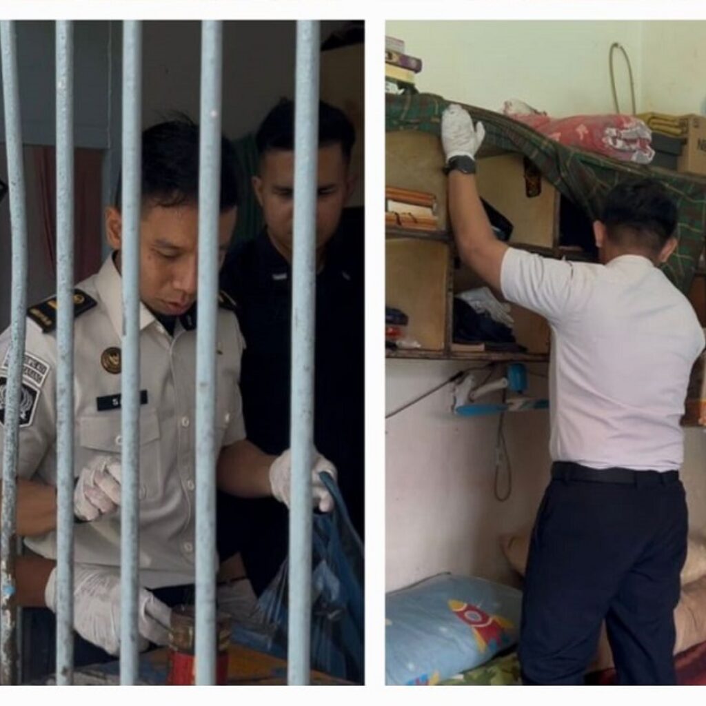 Razia Kamar Hunian Rutan Sabang, Petugas Temukan Barang Terlarang Nihil Narkoba Nihil
