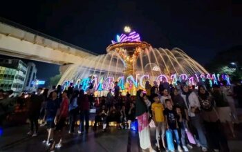 Revitalisasi Bundaran Air Mancur Palembang Rp9,95 M Disorot