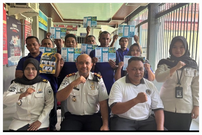 Rutan Sabang Latih WBP Jadi Kader Kesehatan