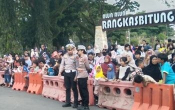 Satlantas Polres Lebak Kawal Rombongan Seba Baduy 2026