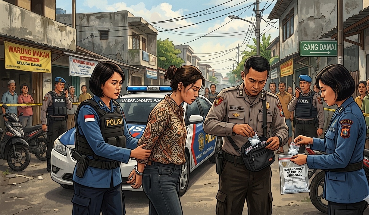 Simpan 84,58 Gram Sabu, Wanita 48 Tahun di Ketapang Ditangkap Satresnarkoba