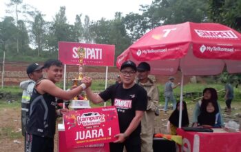 Telkomsel Branch Serang Sukses Gelar Turnamen Voli