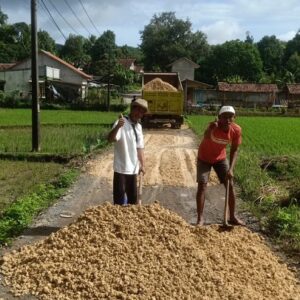 Viral Semangat Warga Lebak! Swadaya Perbaiki Jalan Rusak, Gotong Royong Tanpa Tunggu Bantuan