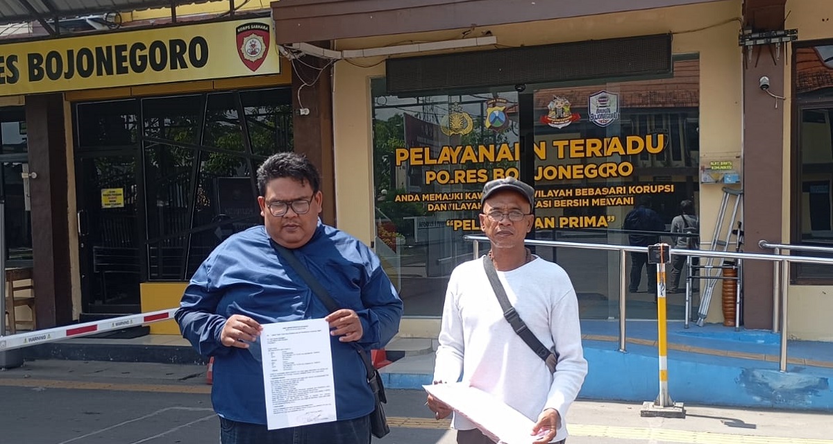 Warga Laporkan Sekdes Gamongan ke Polres Bojonegoro