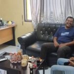 Polsek Bojongmanik dan wartawan Mitrapol Lebak saat silaturahmi.