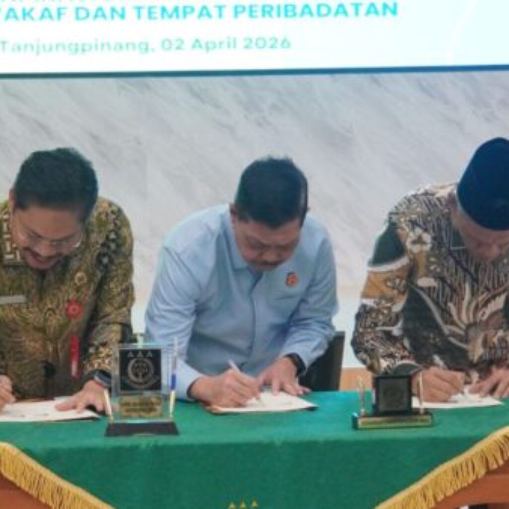 MoU Sertipikasi Tanah Wakaf Kepri Diteken, Target 100% Tuntas 2027