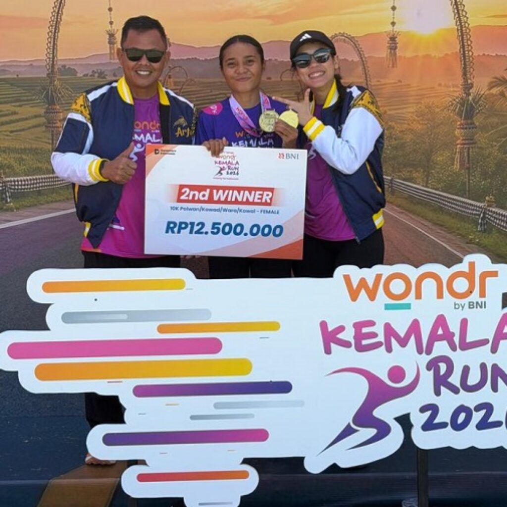 Wakili Polda Papua Barat, Bripda Silya Muskita Raih Juara di Kemala Run 2026 Bali