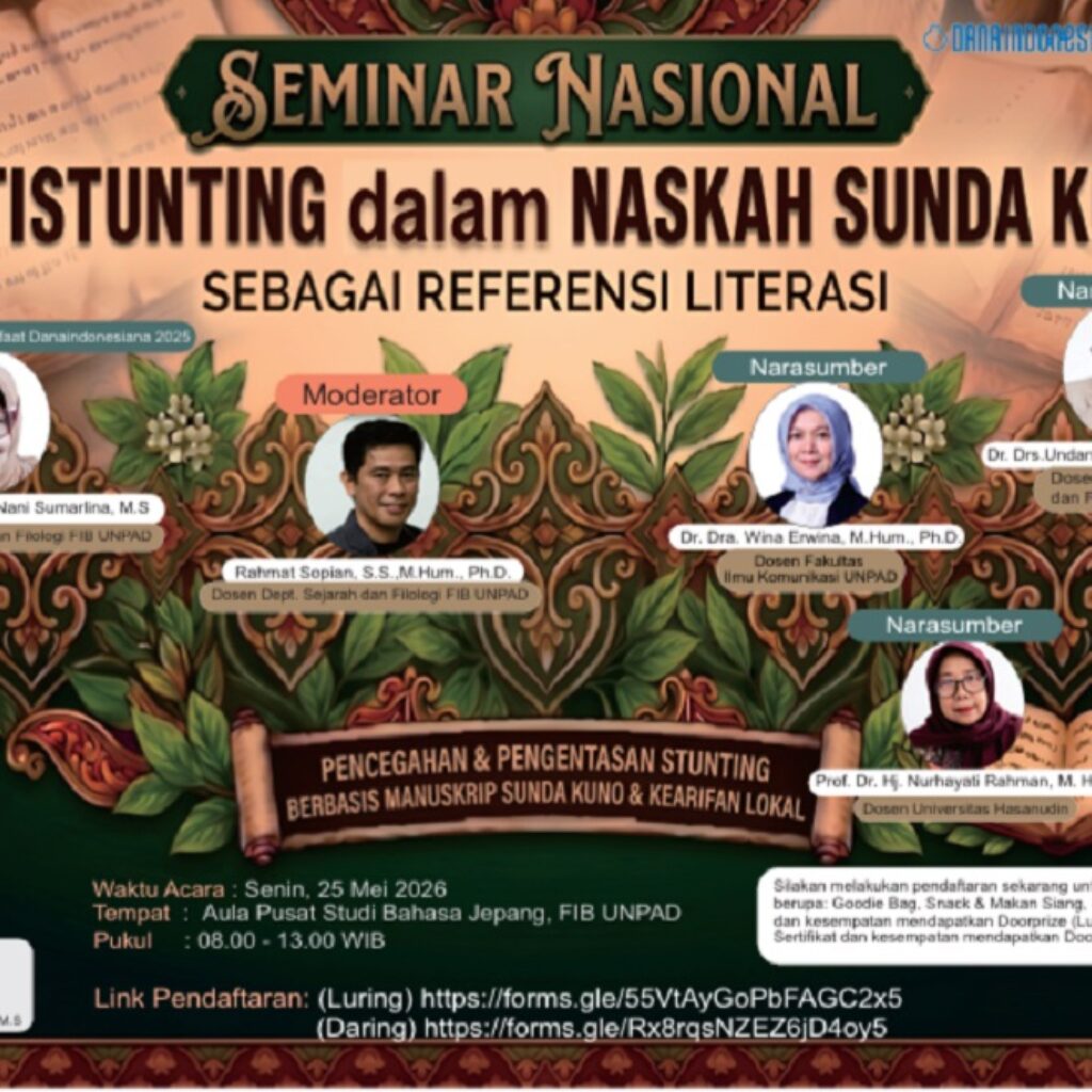 Abah Anton Charliyan Ungkap Fakta Naskah Sunda Kuno: Leluhur Nusantara Sudah Kenal Program Anti Stunting Sejak Ratusan Tahun Lalu