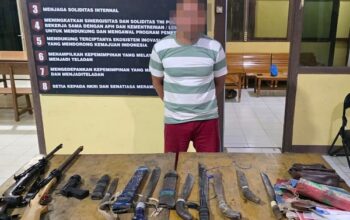 Ancam Petani Sawit dengan Senpi Rakitan
